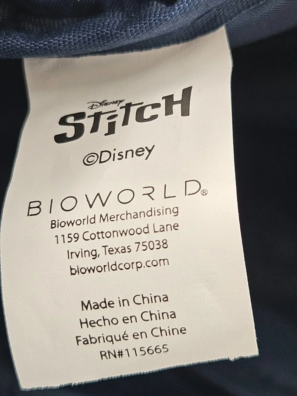 NWT Disney Lilo & Stitch Kids Backpack